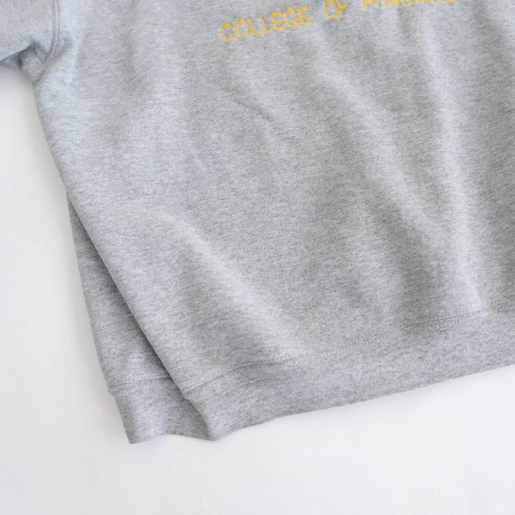 Vintage Fruit Of The Loom Gray Embroidered WSU Rx Collegiate Crewneck Sweater XL - Picture 6 of 10